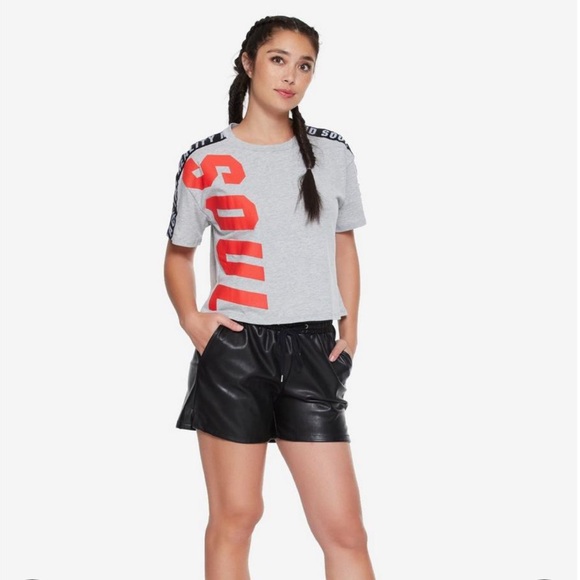 Her Universe Marvel Avengers: Infinity War Soul Stone Girls Crop Top - Picture 4 of 12